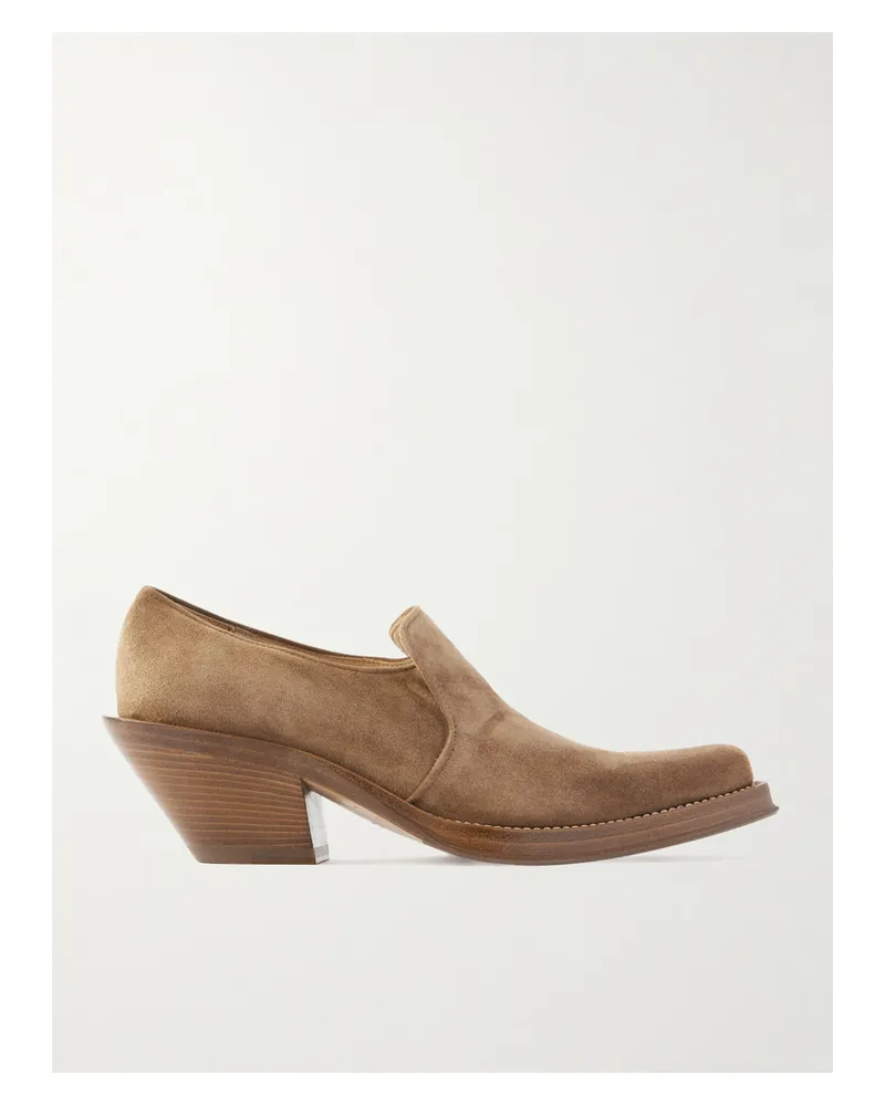 Gabriela Hearst Jack Loafers Aus Veloursleder - Braun Braun