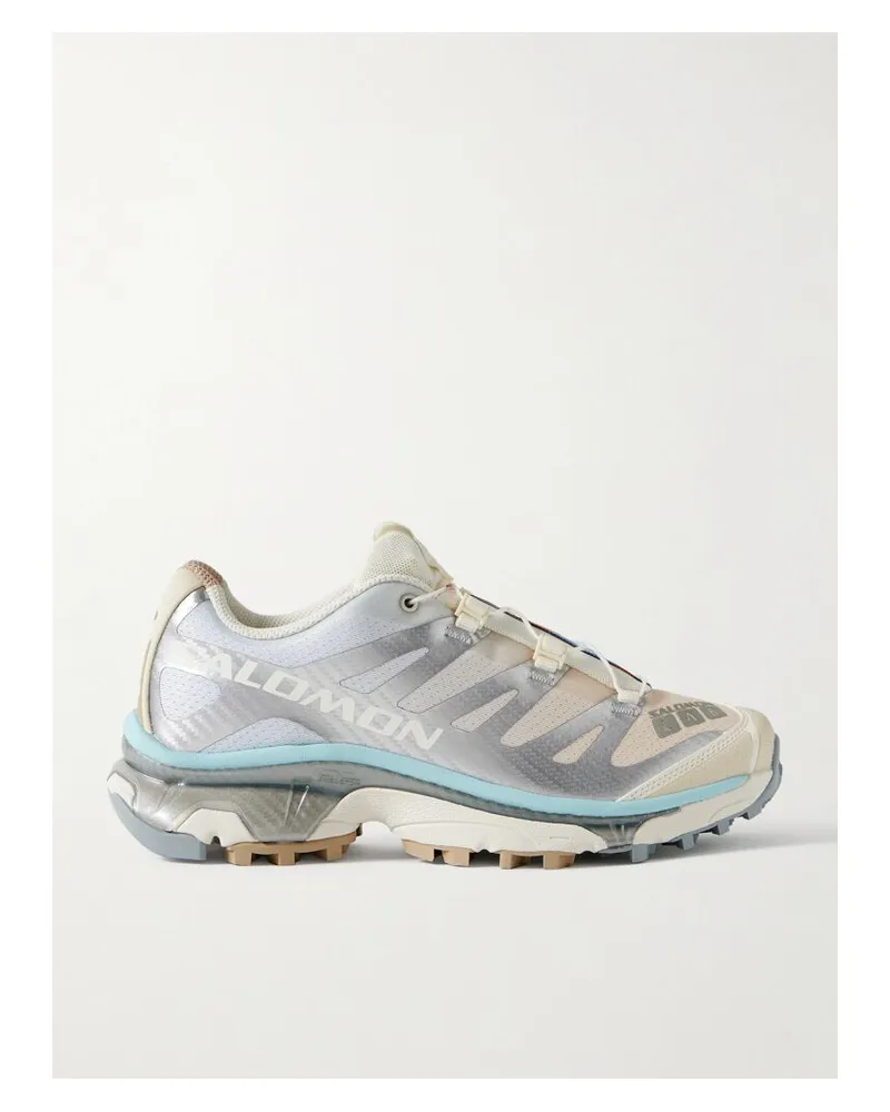Salomon Xt-4 Og Sneakers Aus Mesh Mit Gummibesätzen - Silber Silber