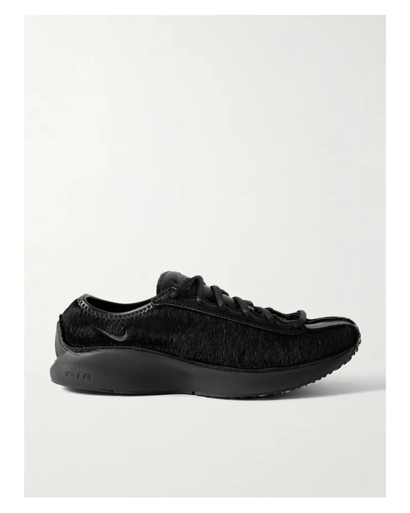 Nike Air Superfly Lx Sneakers Aus Kalbshaar Und Leder - Schwarz Schwarz