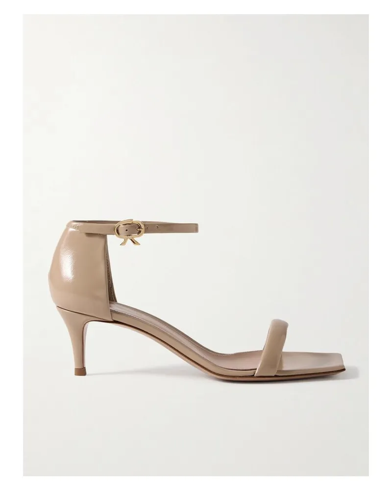 Gianvito Rossi Rhys 55 Sandalen Aus Leder - Neutral Neutral