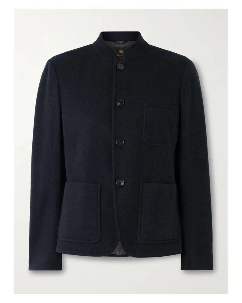 Loro Piana Mini Spagna Cashmere-blend Jacket - Blue Blue