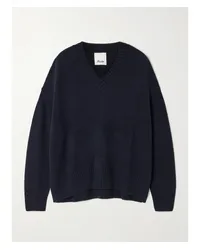 ALLUDE Kaschmirpullover Blau