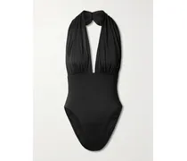 Mio Neckholder-badeanzug - Schwarz