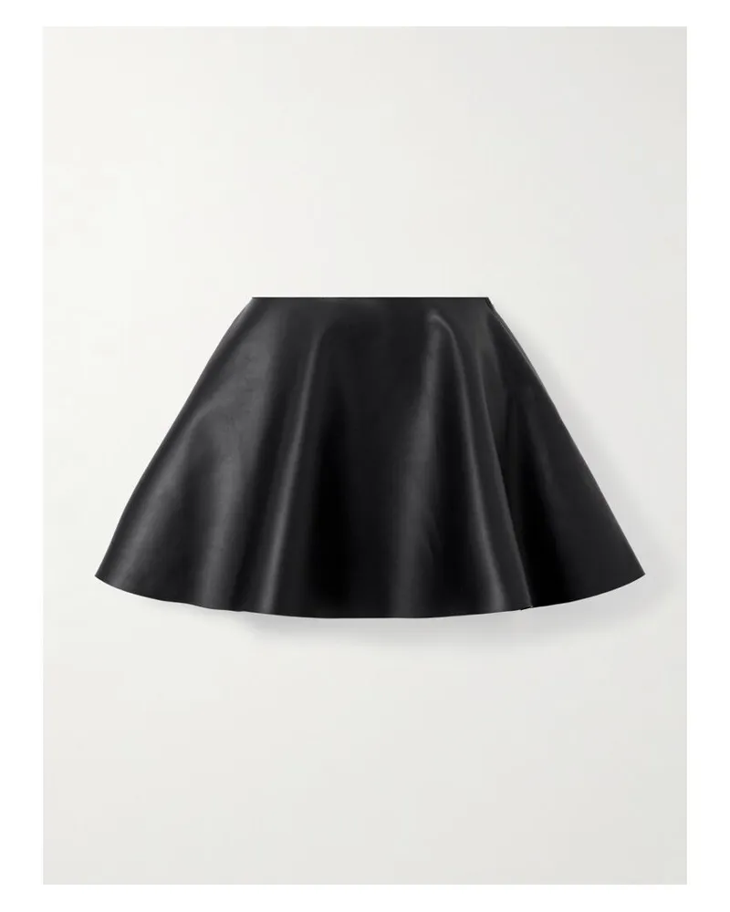 J.W.Anderson Minirock Aus Leder - Schwarz Schwarz