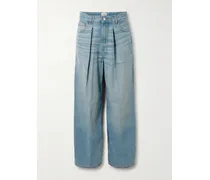 Candy Boyfriend-jeans Mit Falten - Blau
