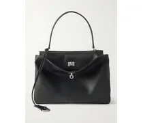 Rodeo Medium Leather Shoulder Bag - Black