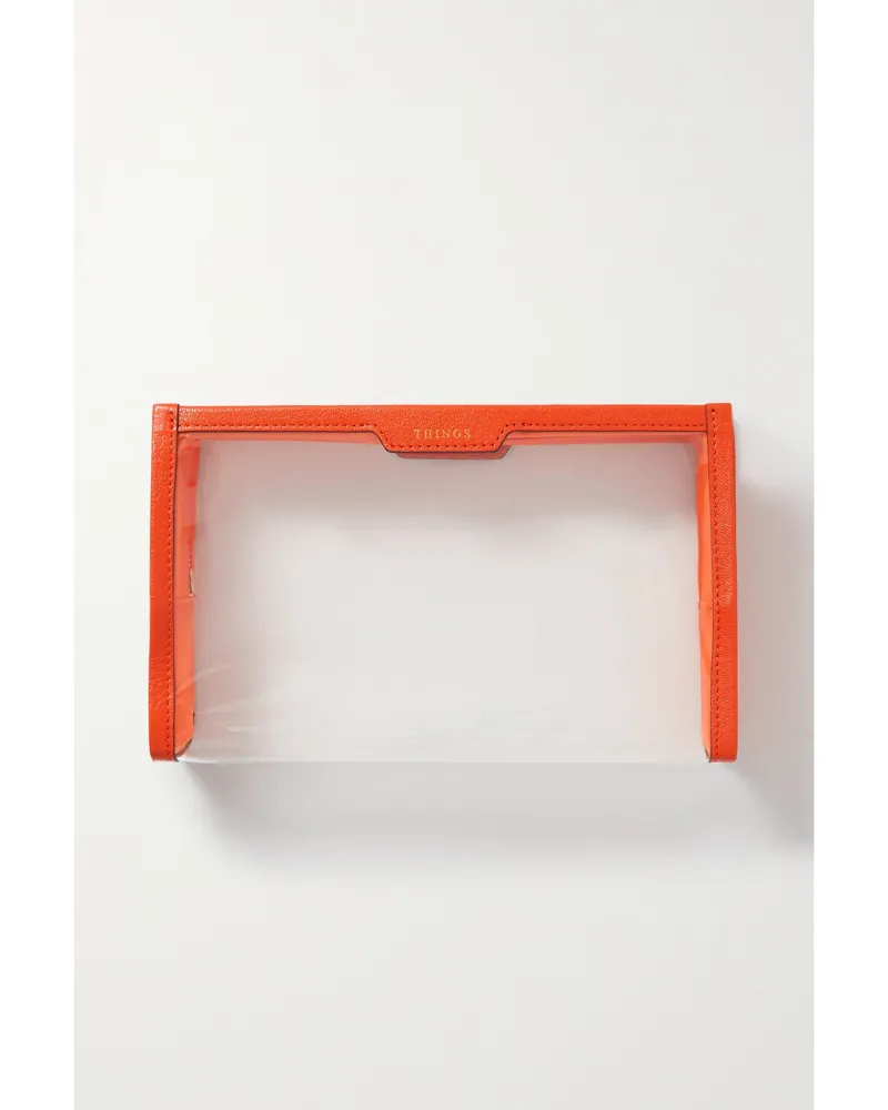 Anya Hindmarch Net Sustain Loose Pocket Little Things Beutel Aus Recyceltem Tpu Mit Lederbesätzen - Neutral Neutral