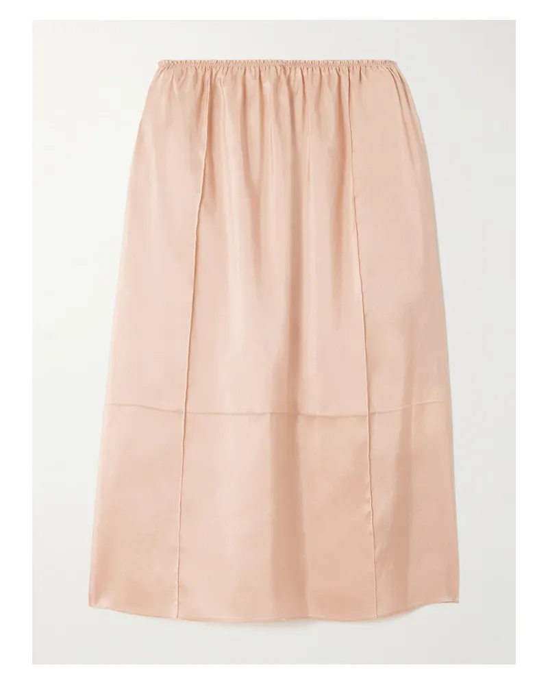 Carven Midirock Aus Seide Mit Verzierung - Pink Pink