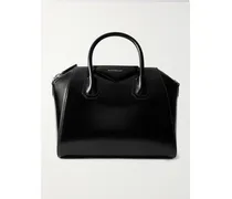 Antigona Leather Tote Bag - Black