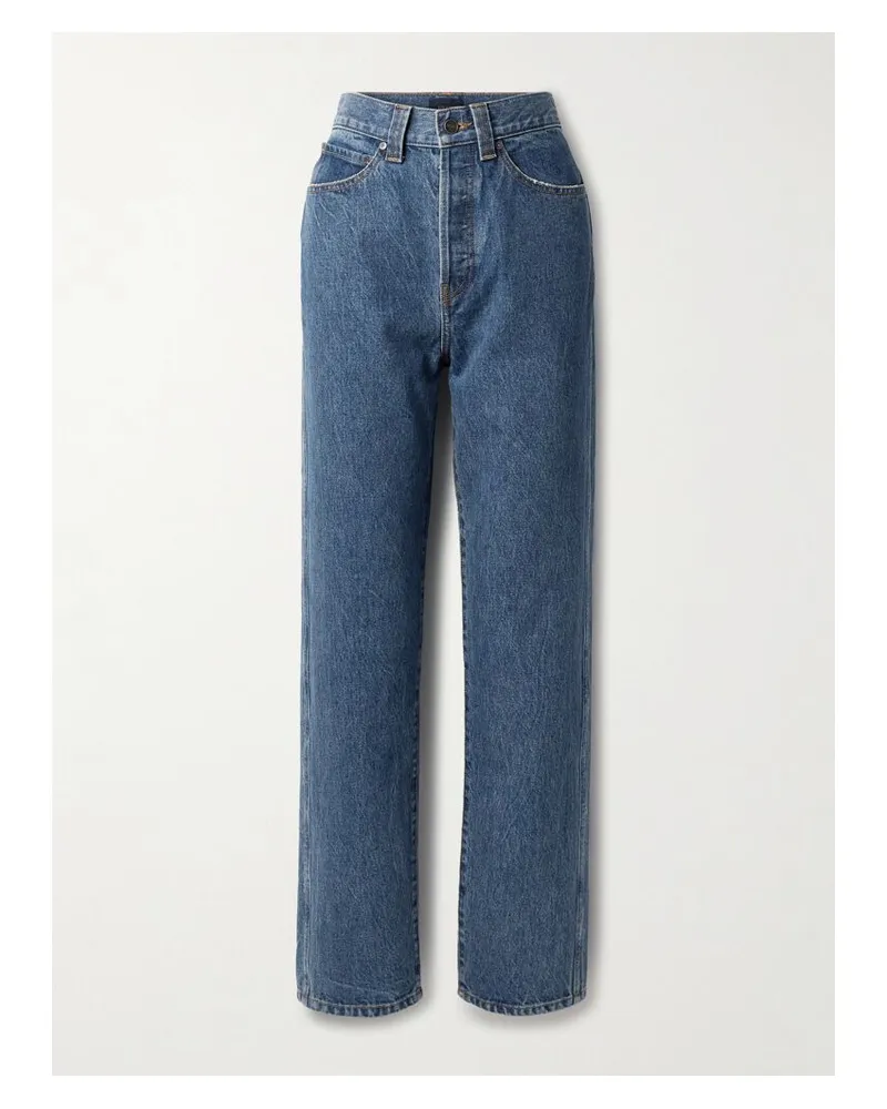 KHAITE Corben Tief Sitzende Jeans - Blau Blau