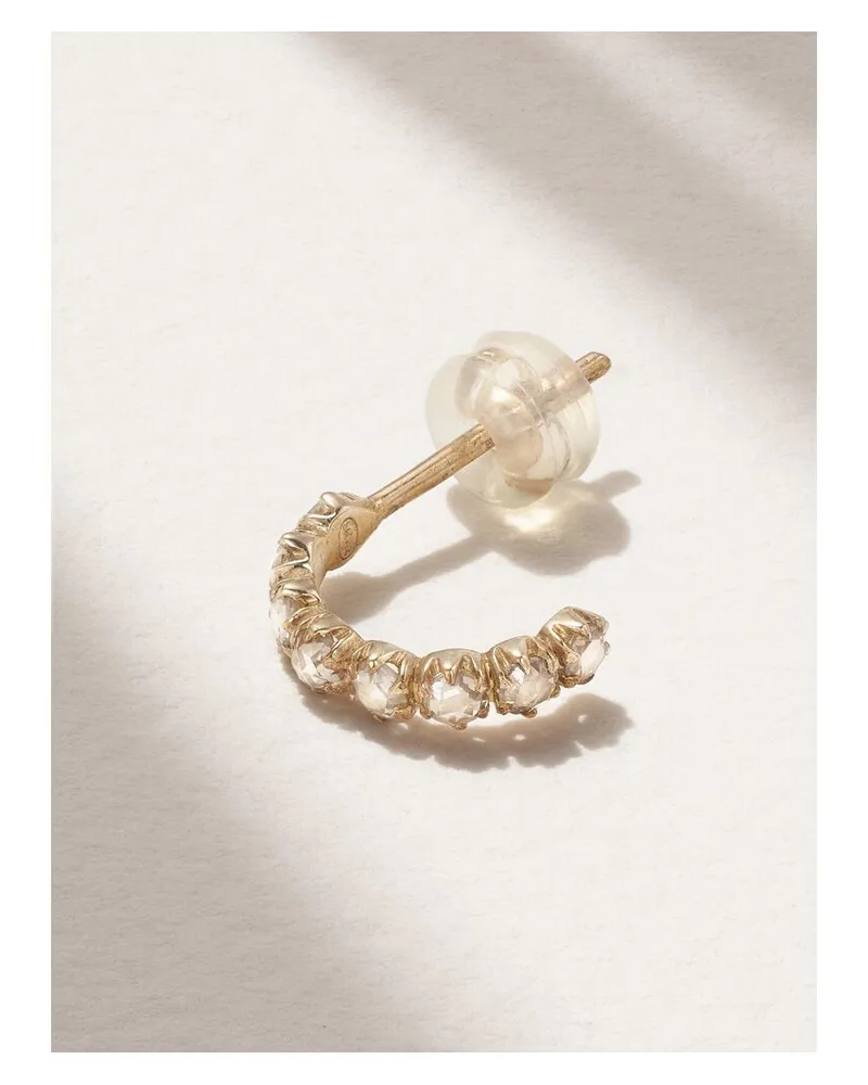 Pascale Monvoisin Ava Einzelner Ohrring Aus 9 Karat Gold Mit Diamanten Gold