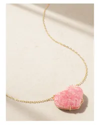 JIA JIA Heart Kette aus 14 Karat Gold Pink