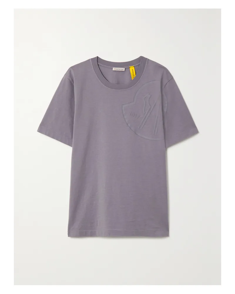 Moncler 1017 Alyx 9sm T-shirt Aus Baumwoll-jersey Mit Print - Lila Lila