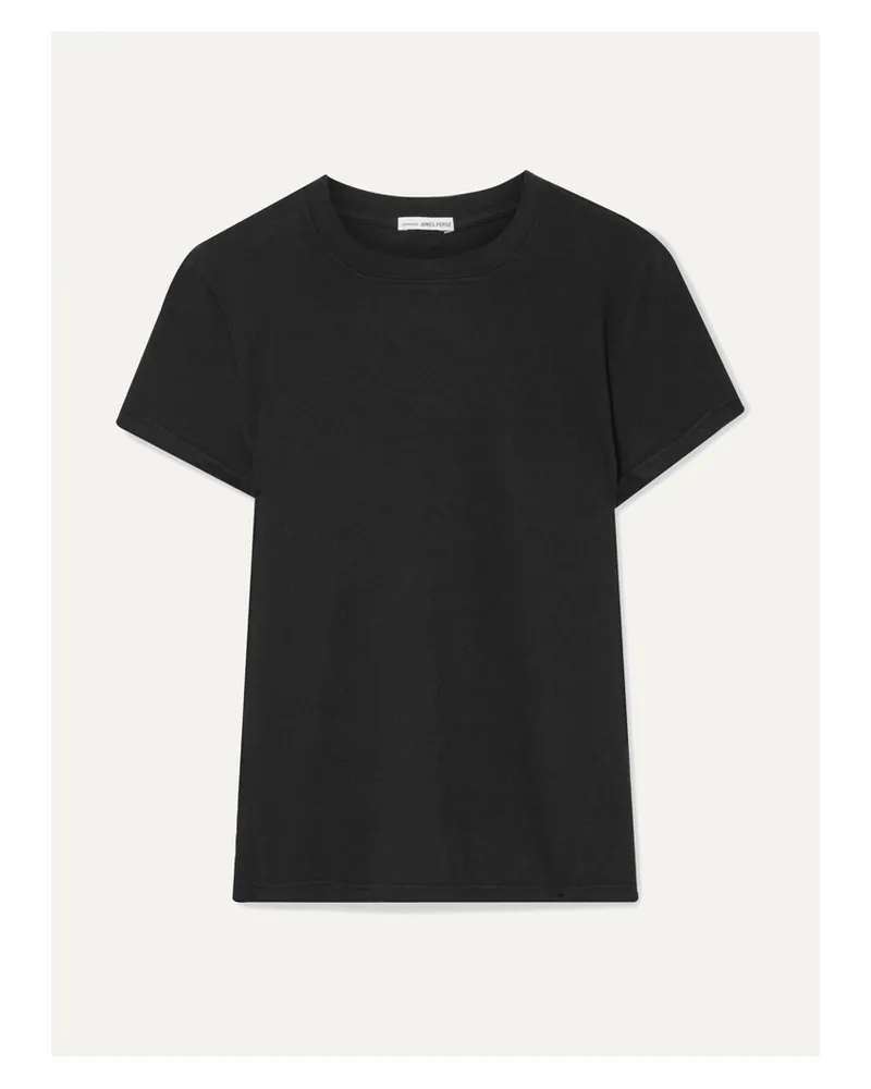 James Perse Vintage Boy Cotton-jersey T-shirt - Black Black