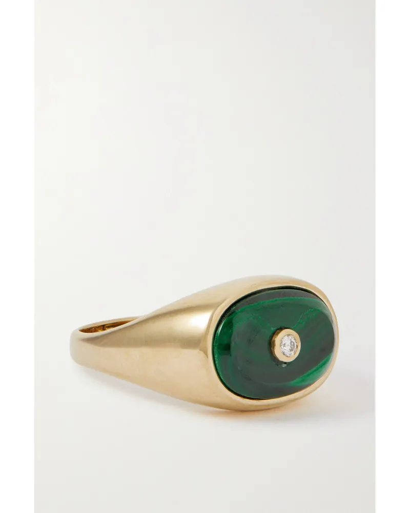 Pascale Monvoisin Orso Ring aus 9 Karat Gold Grün