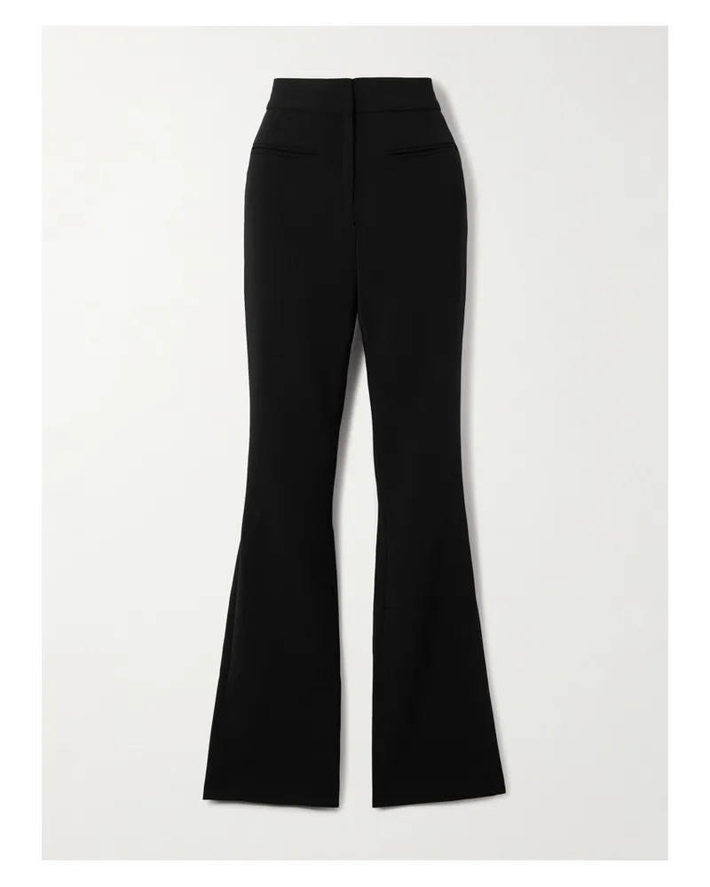 Courrèges Heritage Hose Mit Geradem Bein Aus Crêpe - Schwarz Schwarz