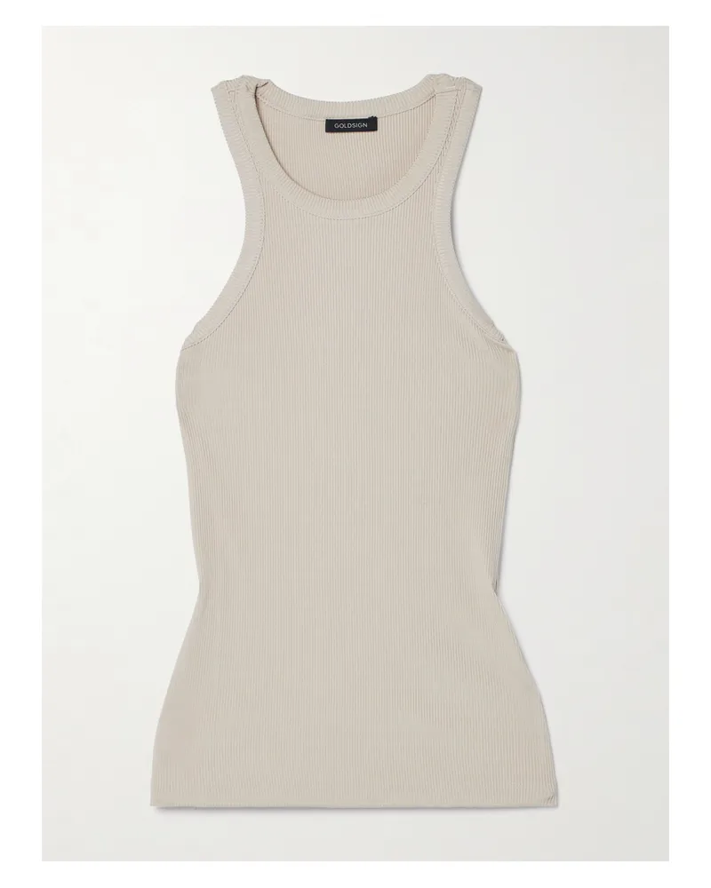 Goldsign  Laurel Tanktop Aus Rippstrick - Ecru Ecru