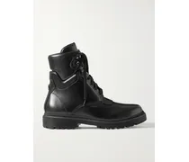 Patty Schnürstiefel Aus Leder - Schwarz