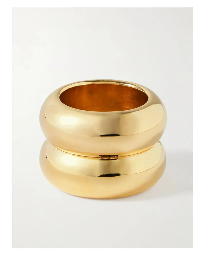 UNCOMMON MATTERS Breve Goldfarbener Ring Gold