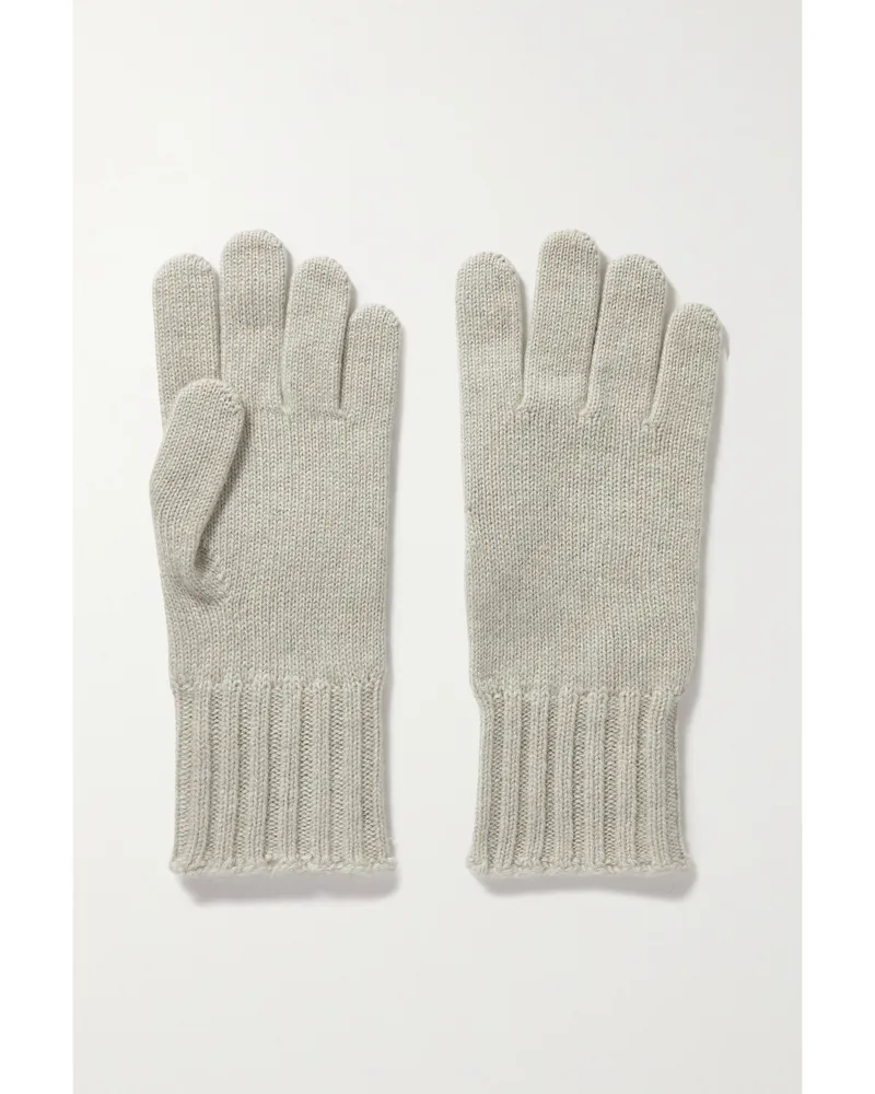 Loro Piana Handschuhe Aus Einer Kaschmirmischung - Grau Grau