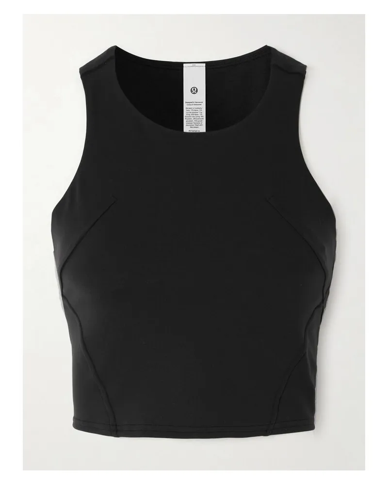 LULULEMON Wunder Train Tanktop Aus Everlux™-material - Schwarz Schwarz