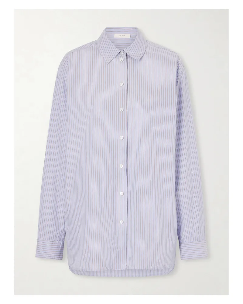 The Row Sisilia Hemd Aus Baumwollpopeline - Blau Blau