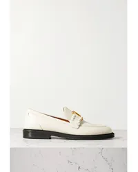 Chloé Net Sustain Marcie Loafers aus Leder Wollweiß