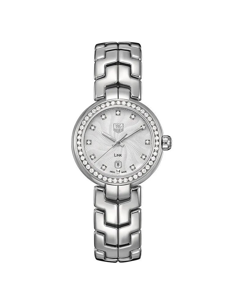 TAG Heuer Damenuhr Link Silber