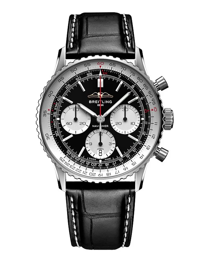 Breitling Chronograph Navitimer B01 Chronograph 41 Silber