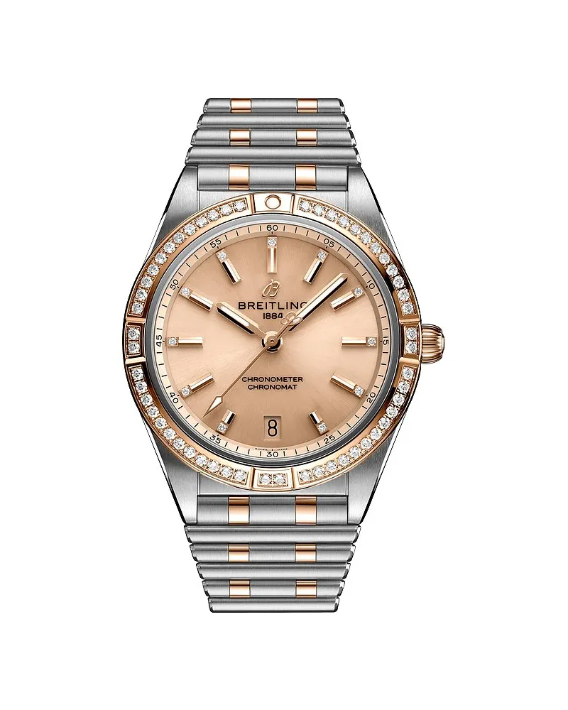 Breitling Damenuhr Chronomat 36 Silber