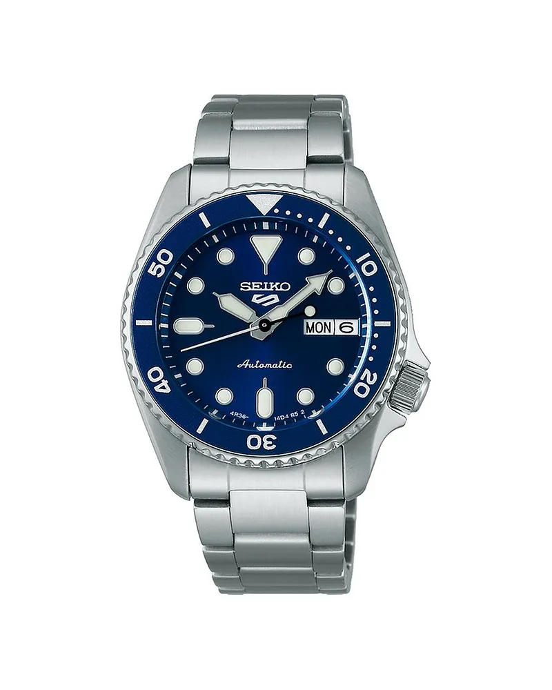 Seiko Herrenuhr Seiko 5 Sports SKX Series Silber