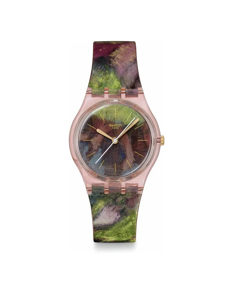 Swatch Unisexuhr 2601 SWATCH X GUGGENHEIM Pink