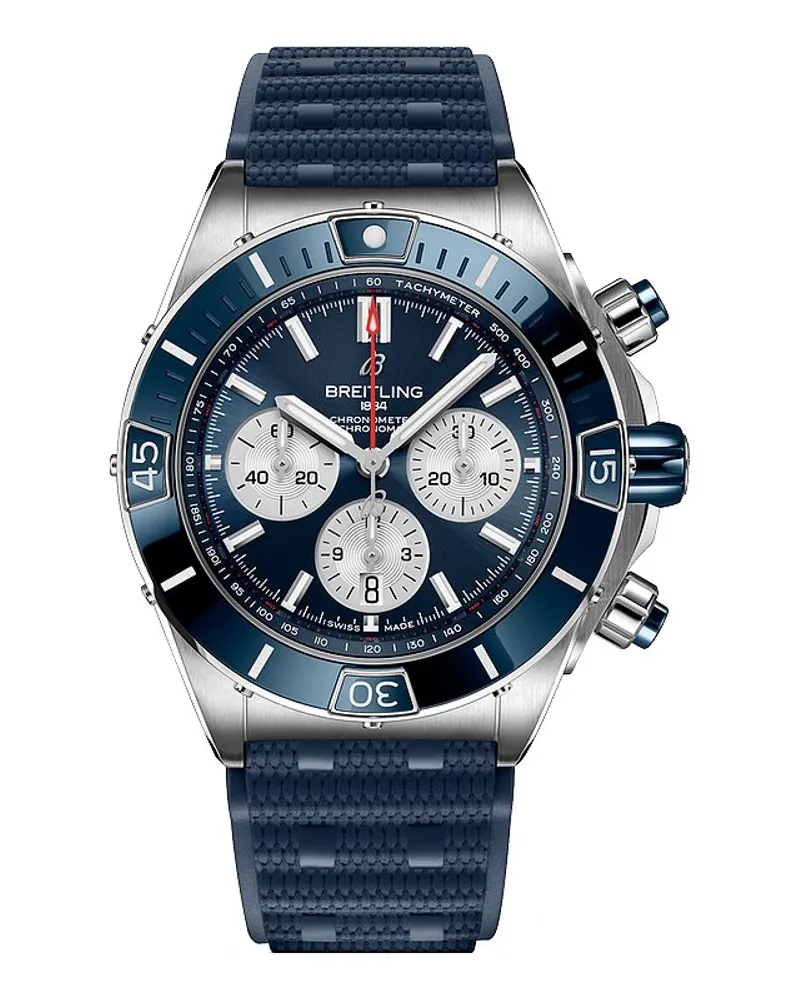Breitling Chronograph Super Chronomat B01 44 Silber