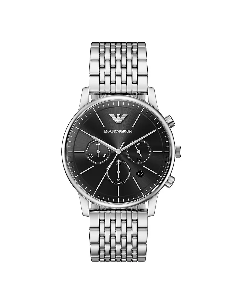 Emporio Armani Chronograph Silber