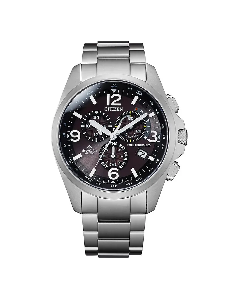Citizen Chronograph Promaster Sky Funkuhr Eco Drive Silber