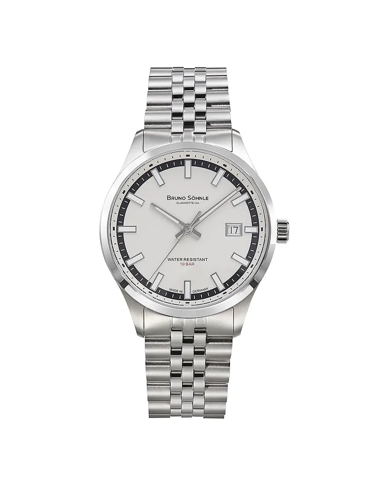 Bruno Söhnle Herrenuhr Turin Automatik Silber