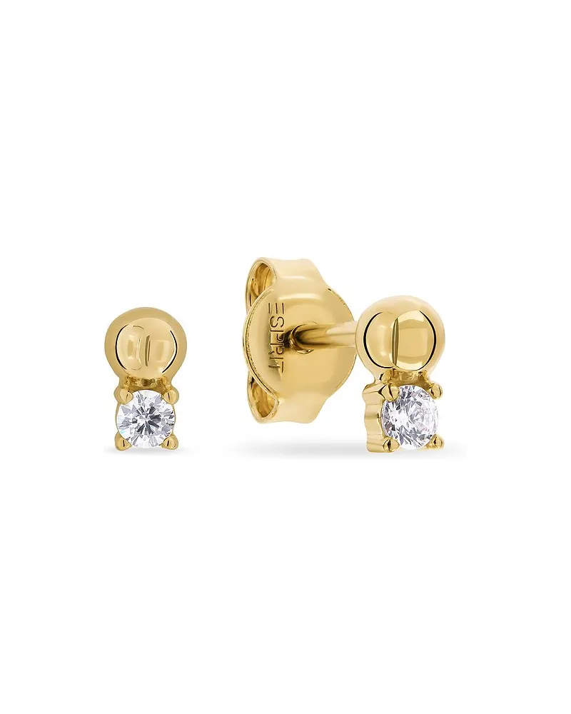 Esprit Ohrstecker Globe Gelbgold