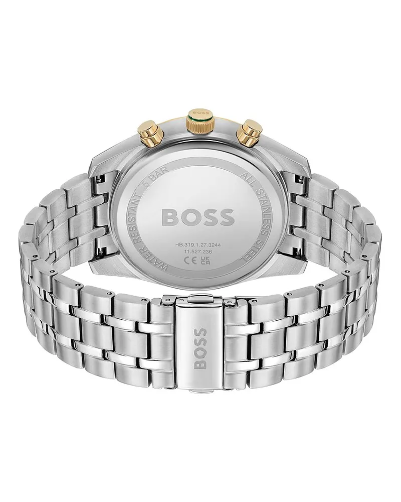 HUGO BOSS Herrenuhr Skytraveller Bicolor