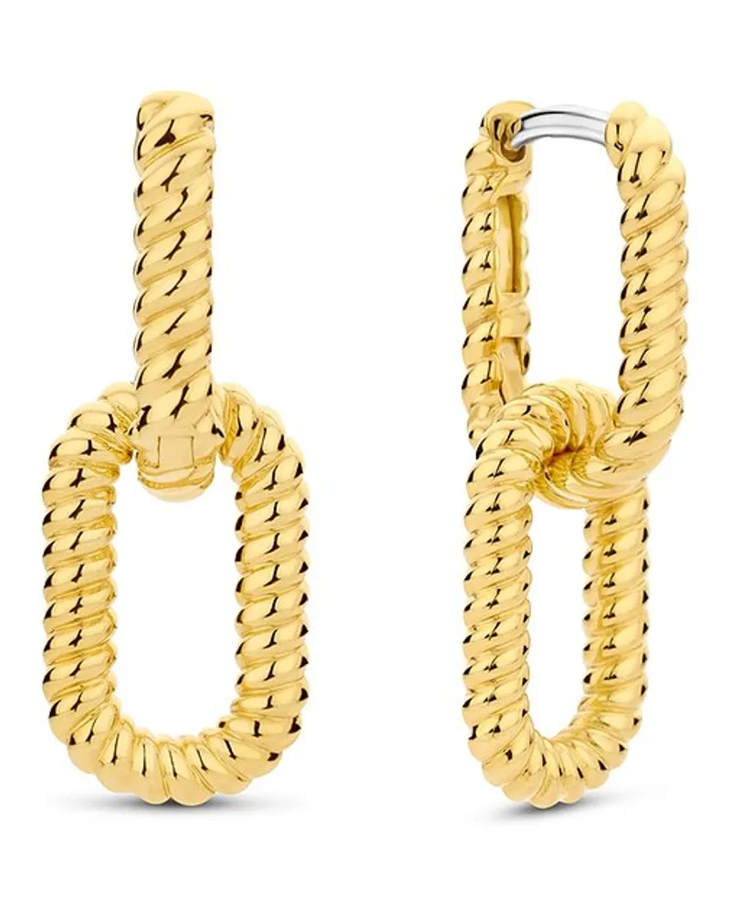 ti sento milano Ohrhänger Gelbgold