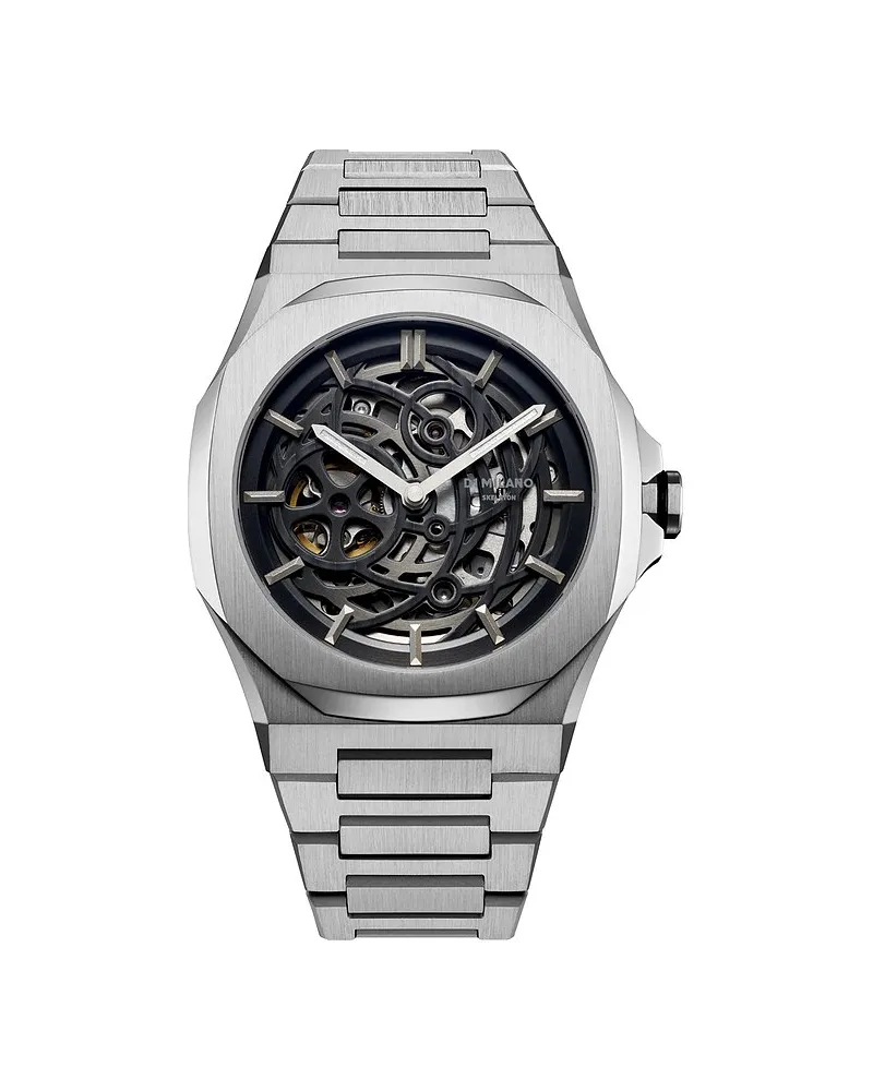 D1 Milano Herrenuhr Silber