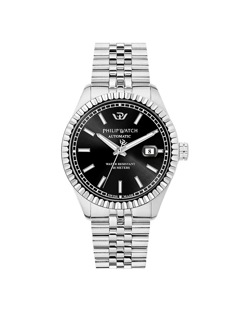 Philip Watch Herrenuhr Caribe Urban Silber