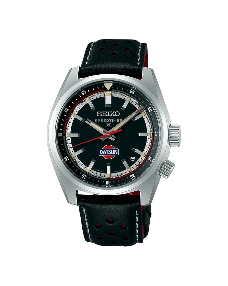 Seiko Herrenuhr Prospex Speedtimer Automatic DATSUN Limited Edition Silber