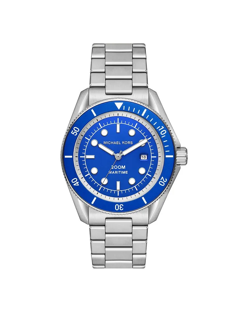 Michael Kors Herrenuhr MARITIME Silber