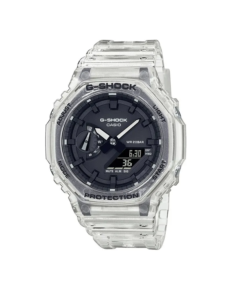 Casio Herrenuhr Classic Skeleton Farblos