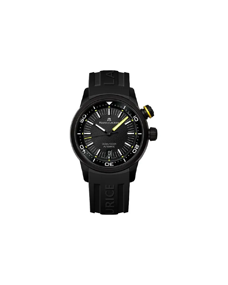 Maurice Lacroix Herrenuhr Pontos Diver Schwarz