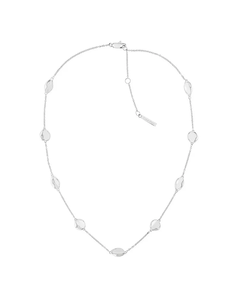 Calvin Klein Kette Sculptural Silber