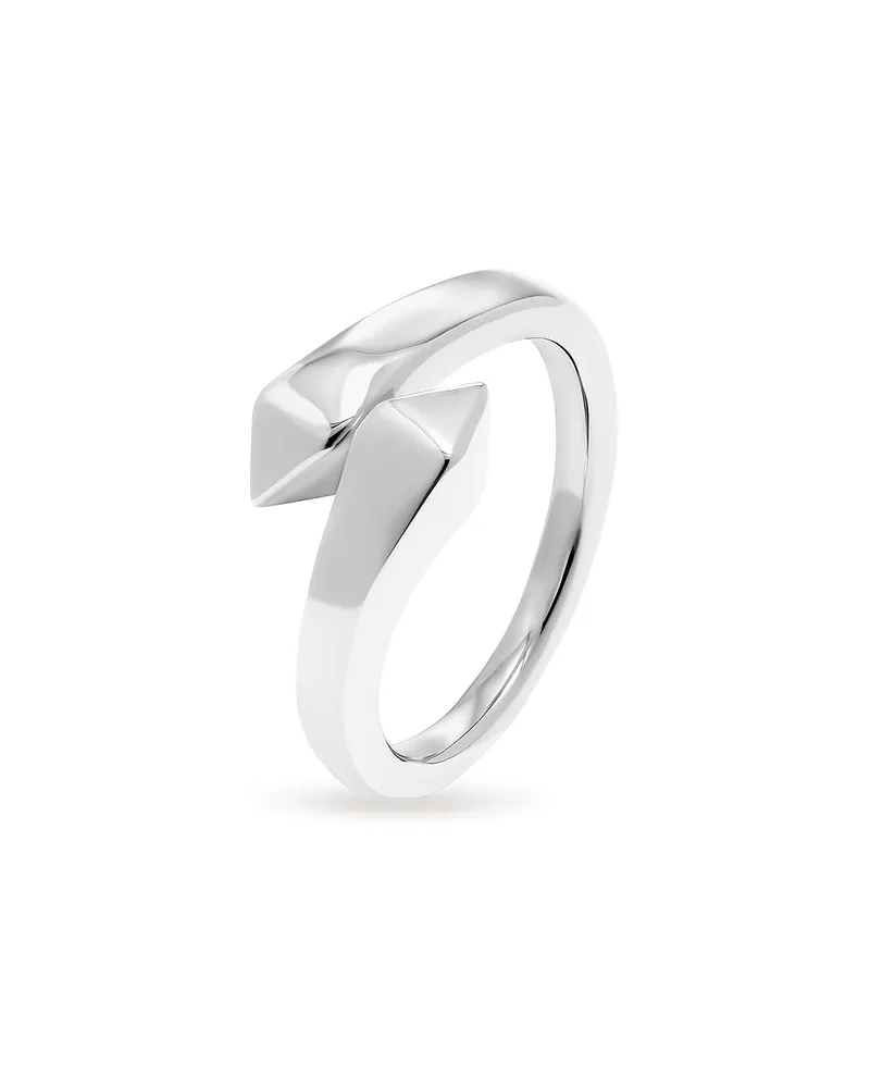 JETTE Damenring CHUNKY Silber