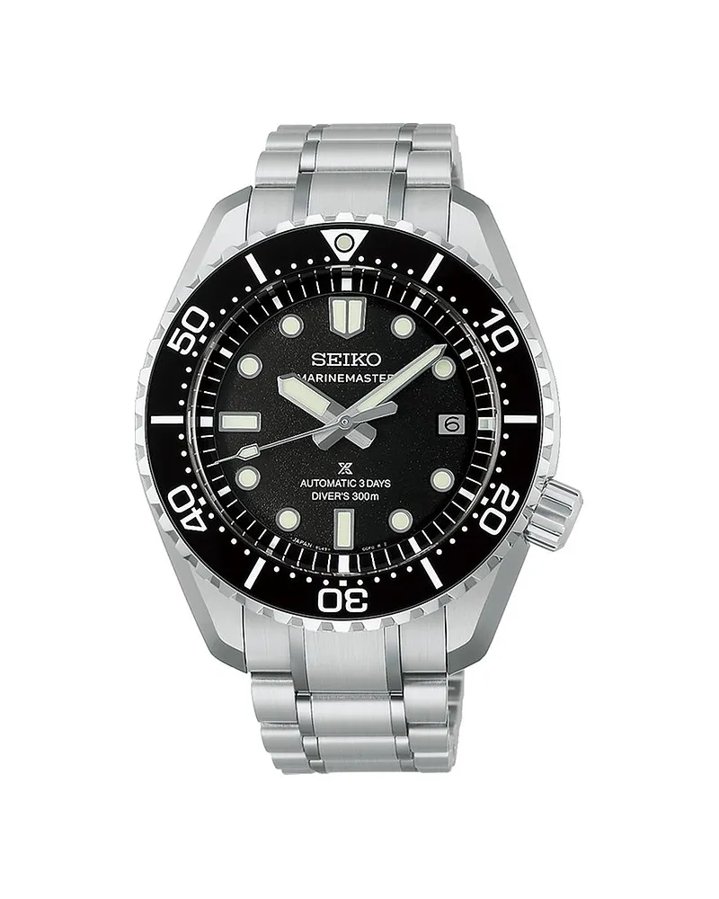 Seiko Herrenuhr Marinemaster Silber