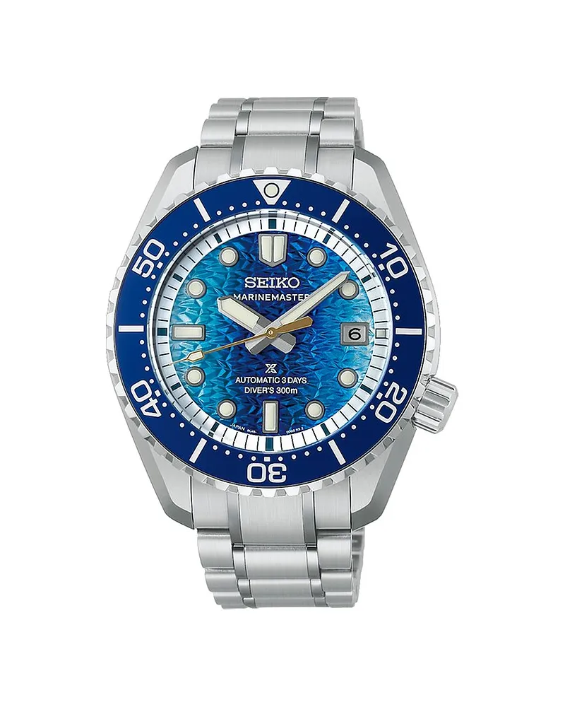 Seiko Herrenuhr Marinemaster Silber