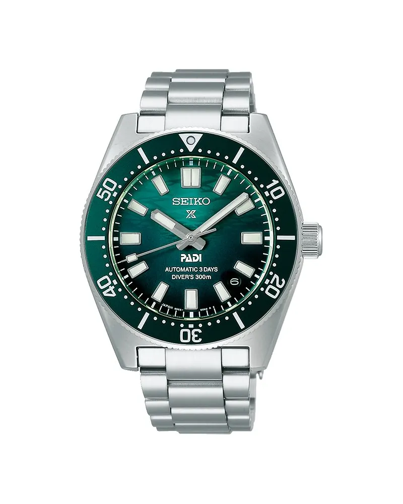Seiko Herrenuhr Prospex SEA Silber